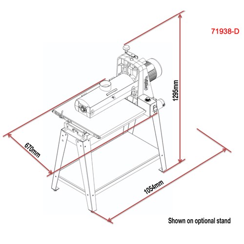 Laguna Supermax 19/38 Wide Drum Sander CE Model* - Image 7