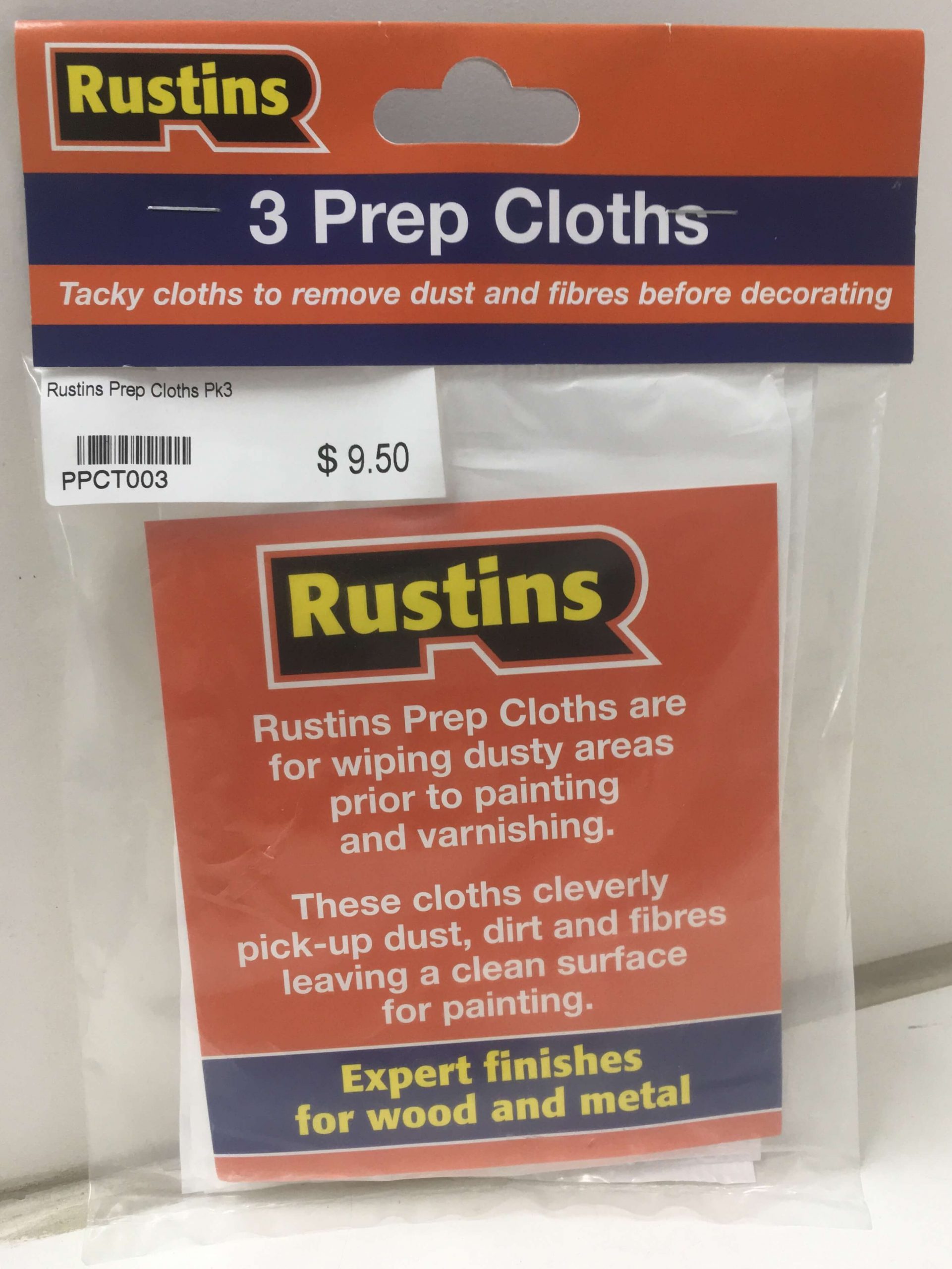 Rustins - 3 Prep Cloths