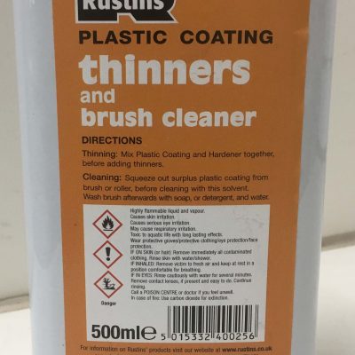 thinners and brush cleaner