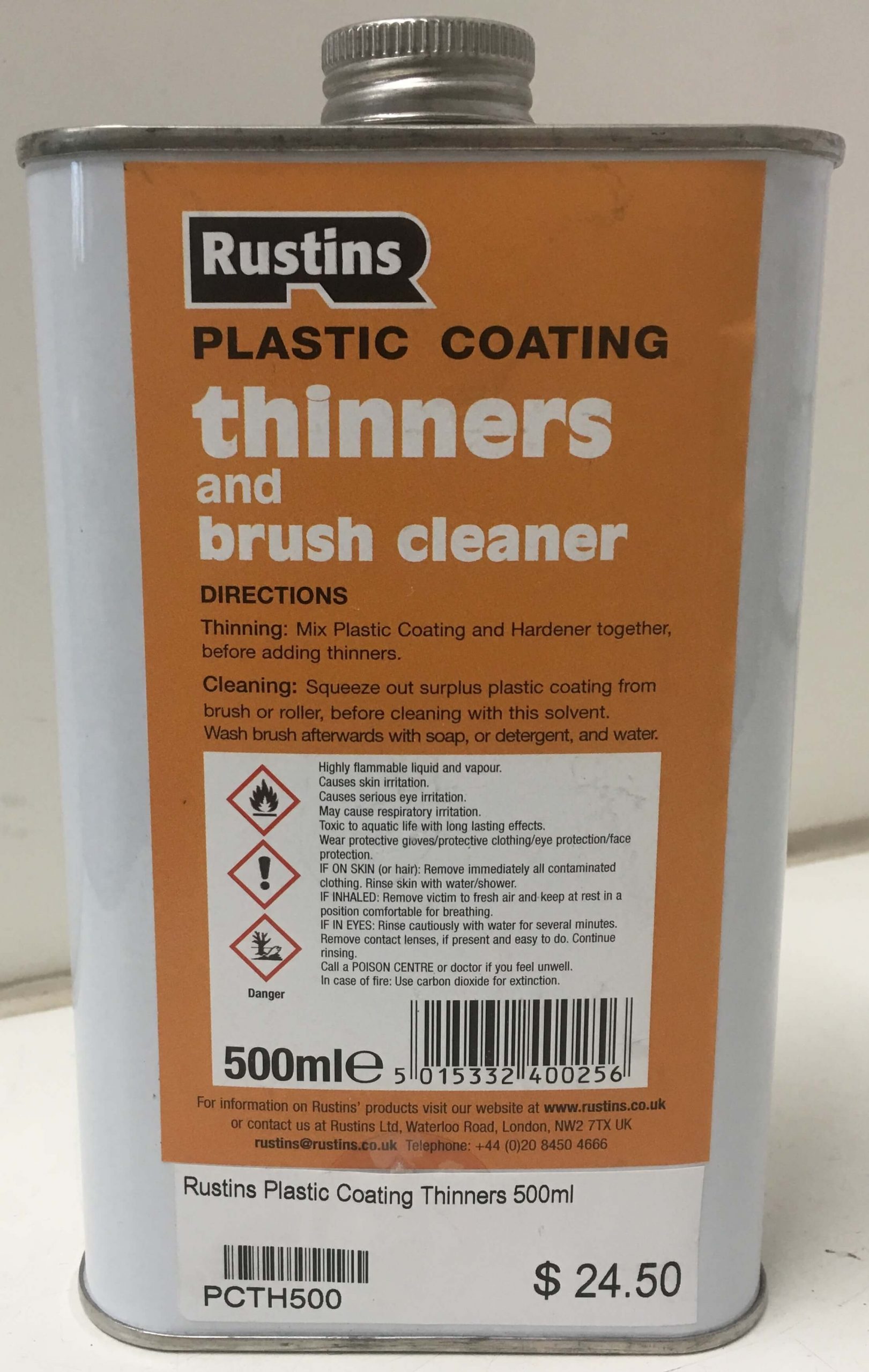 thinners and brush cleaner