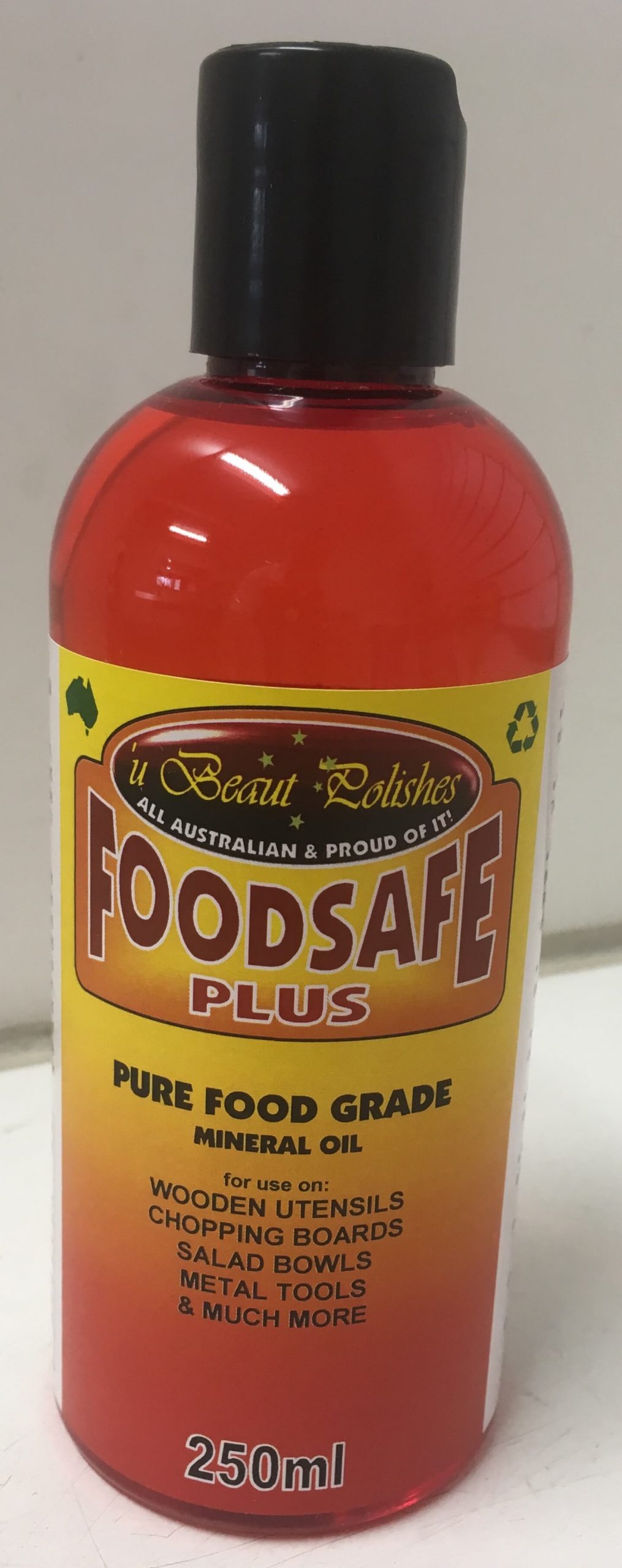 u Beaut Polishes - Food Safe Plus Mineral Oil 250ml