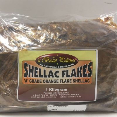 u Beaut Polishes - Shellac Flakes "A" Grade Orange Flake Shellac 1 Kilo