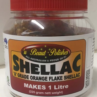 u Beaut Polishes - Shellac Flakes "A" Grade Orange Flake Shellac Makes 1 Litre