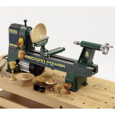 Record Power DML305-M33 Cast Iron 6 Speed Midi Lathe, M33x3.5