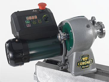 Record Power Coronet Herald Heavy Duty Cast Iron Electronic Variable Speed Lathe - Image 7