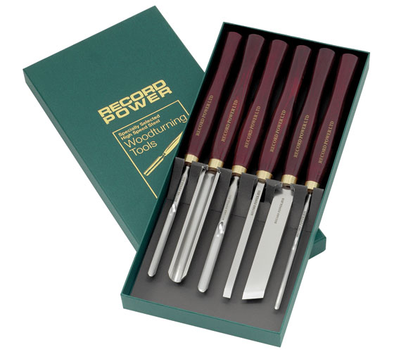 RPCHS6 6 Piece HSS Professional Spindle Turning Set