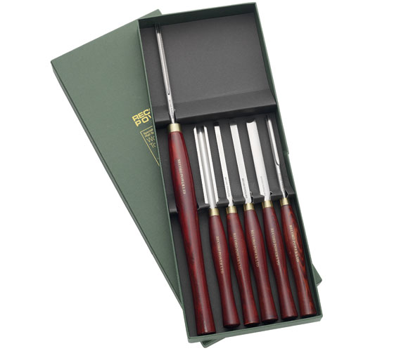 Record Power RPCHS6-SS 6 Piece HSS Essential Spindle and Bowl Turning Set