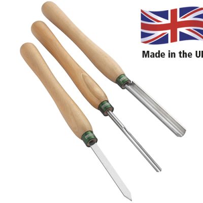 3-Piece HSS Spindle Turning Tool Set