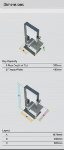 Woodfast 500mm (20") Professional (industrial) Bandsaw 4HP 415V BS500A - Image 6